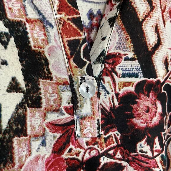 Show Me Your Mumu Jamie Tunic Mini Babydoll Dress Small Girl Tribe Mixed Printn - Picture 9 of 16